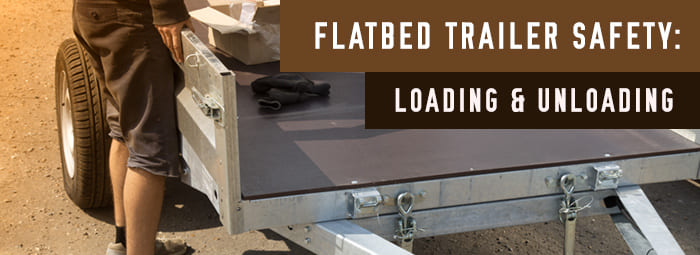 How to Safely Load and Unload Cargo on Flatbed Trailers 